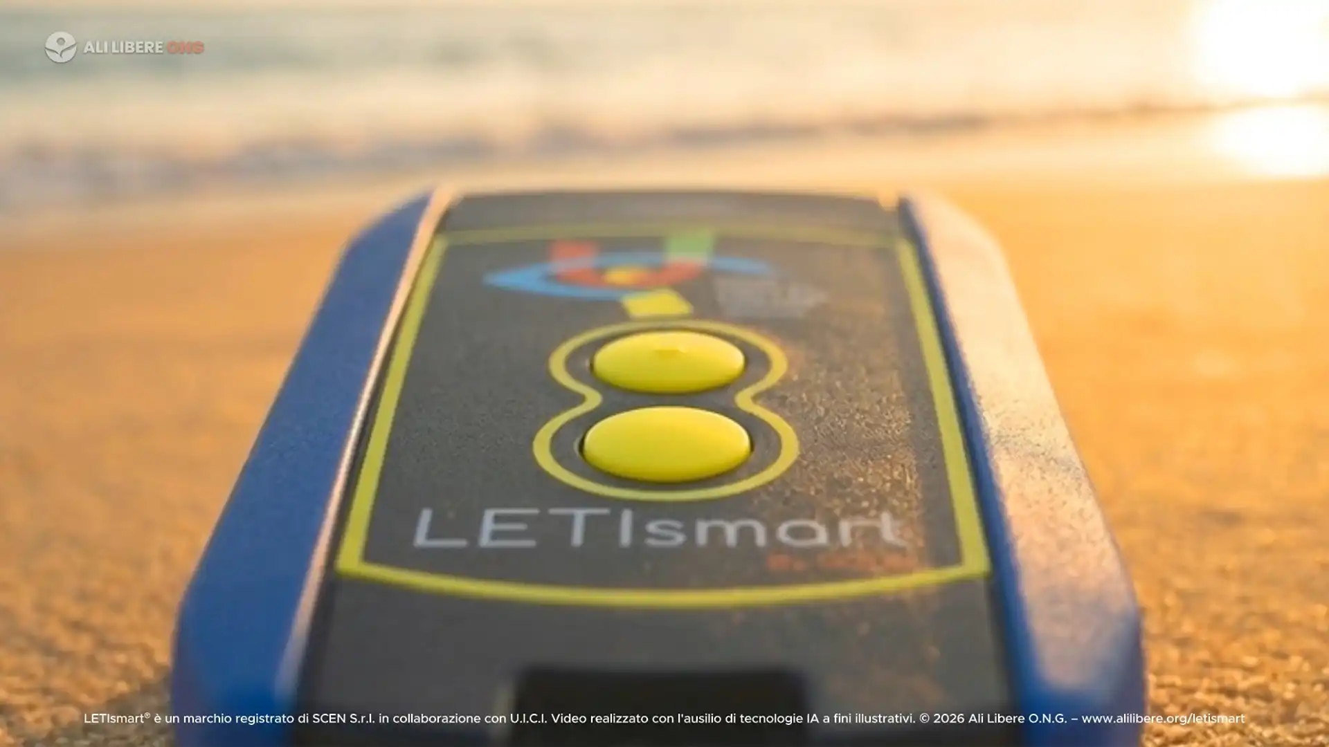 Still cinematografico tratto dallo spot commerciale LETIsmart: Autonomia al mare